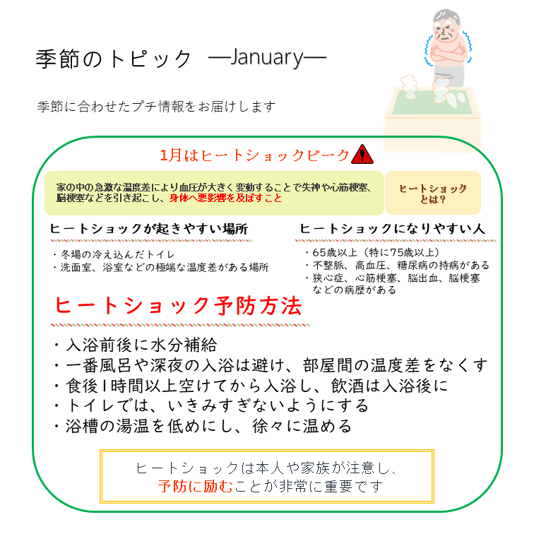 【🌺１月　コスモス通信🌺】